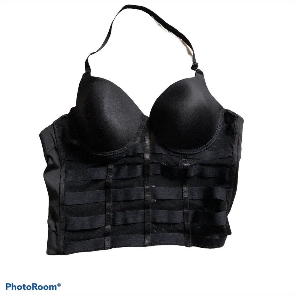 Cleo by panache black corset lingerie top